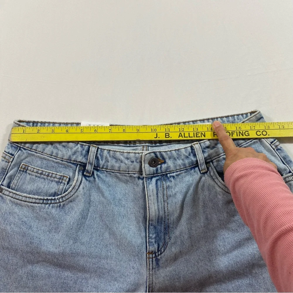 Cotton on Jeans Women’s 16 distressed low rise baggy straight Leg - Picture 6 of 6